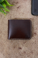 COMBO Darkest Brown Leather Strap N Band Style Band for Apple Watch + Same Color Leather Wallet Handmade | ZINOSKINS