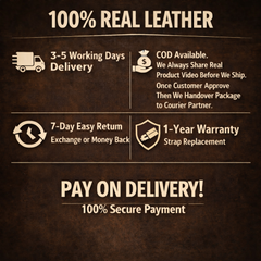 Black Leather Strap Full Stitch Style Band for Apple Watch | ZINOSKINS