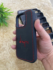 Leather Case for iPhone 12 Mini Back Cover With The best Way to Make You Dream Engraving And Cut Art | Zinoskins
