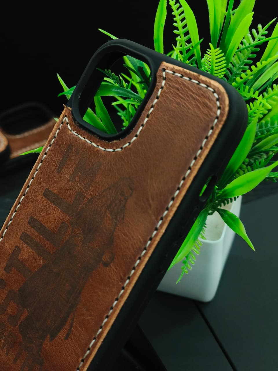 Premium Leather Case for iPhone 11  Back Cover With Hulk Smashh Engraved by Zinoskins