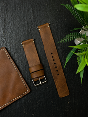 Tan Color Leather Strap Simple Style Band for Watch | ZINOSKINS