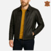 ZINOSKINS Men's Black Leather Jacket – 100% Real Leather, Premium Quality 001